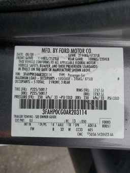 2010 FORD FUSION