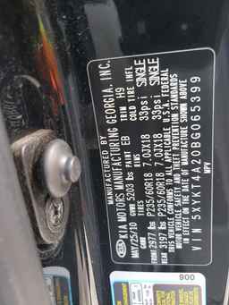2011 KIA SORENTO