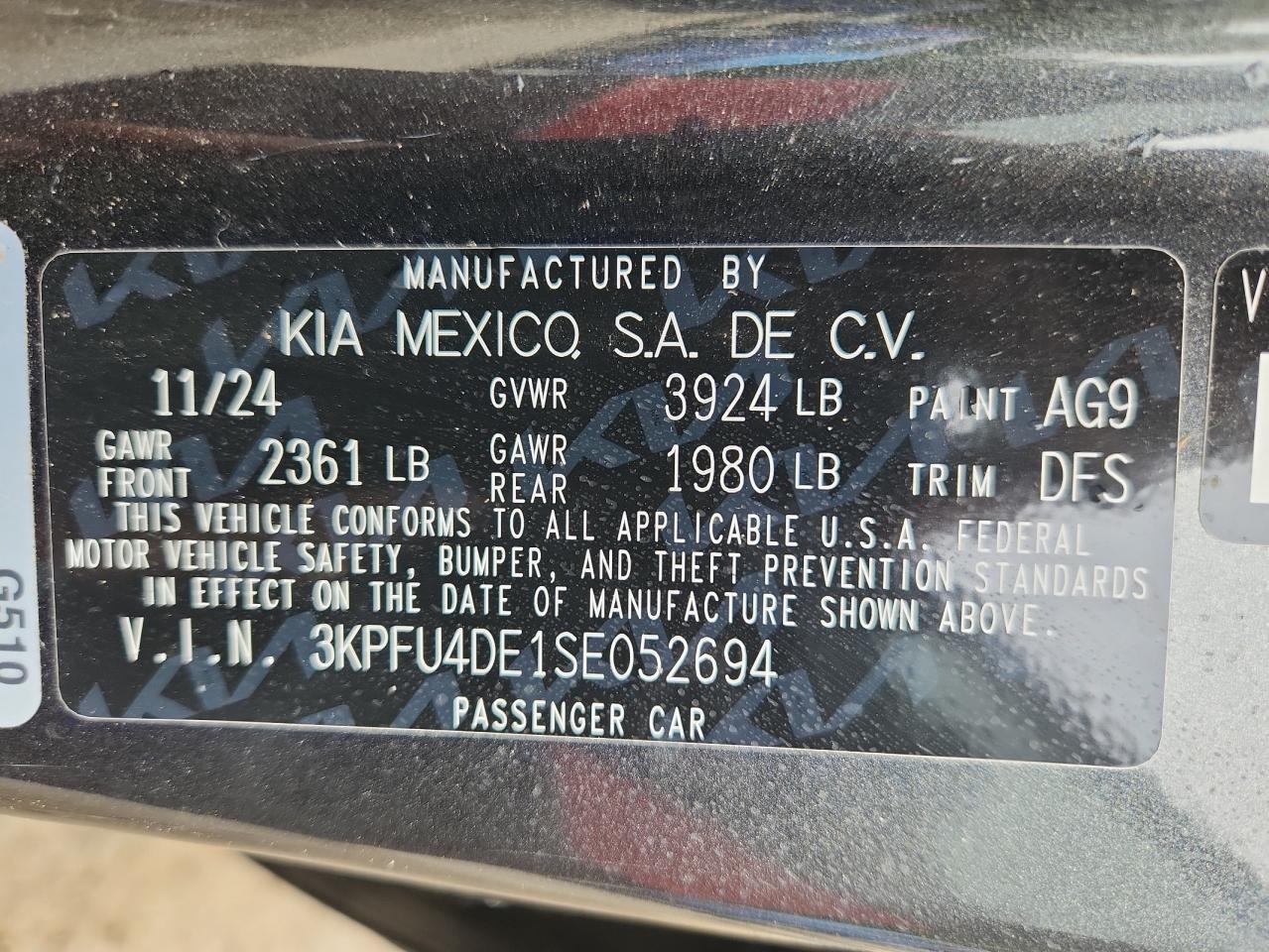 2025 KIA K4