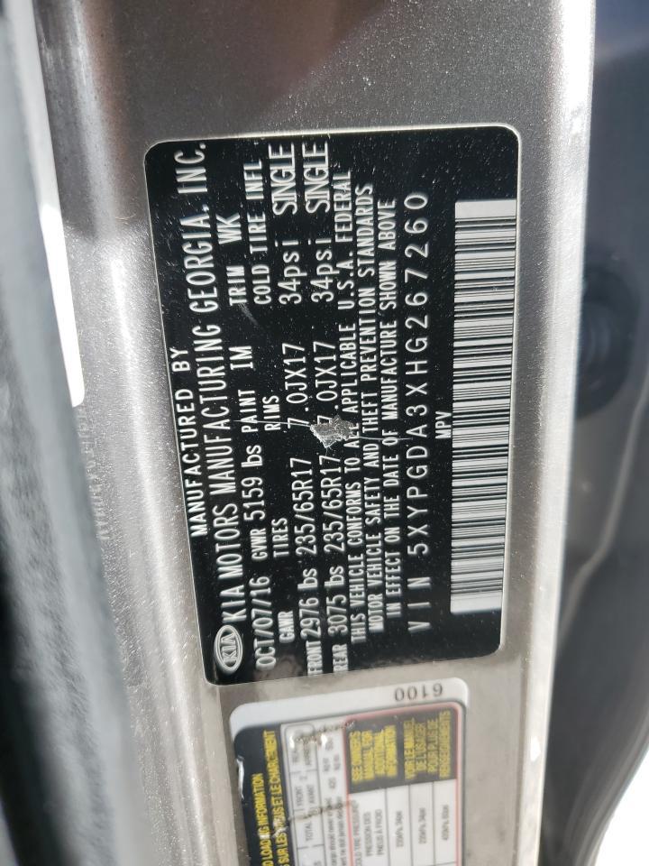 2017 KIA SORENTO