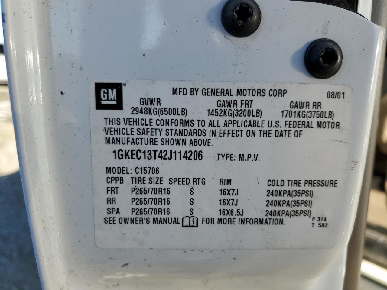 2002 GMC Yukon