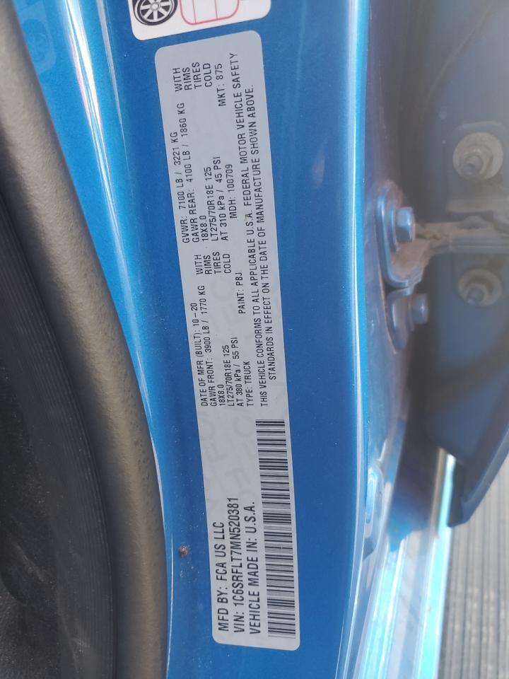 2021 RAM 1500