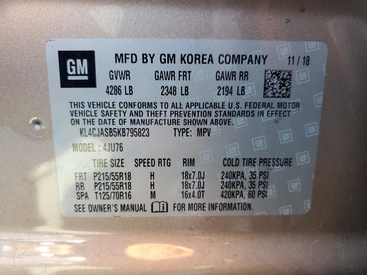 2019 BUICK ENCORE