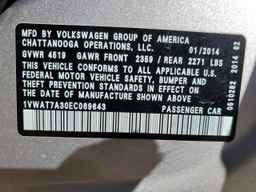 2014 VOLKSWAGEN Passat