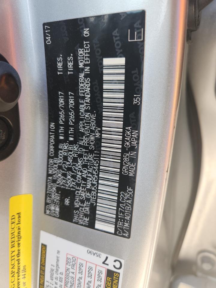 2017 TOYOTA 4Runner