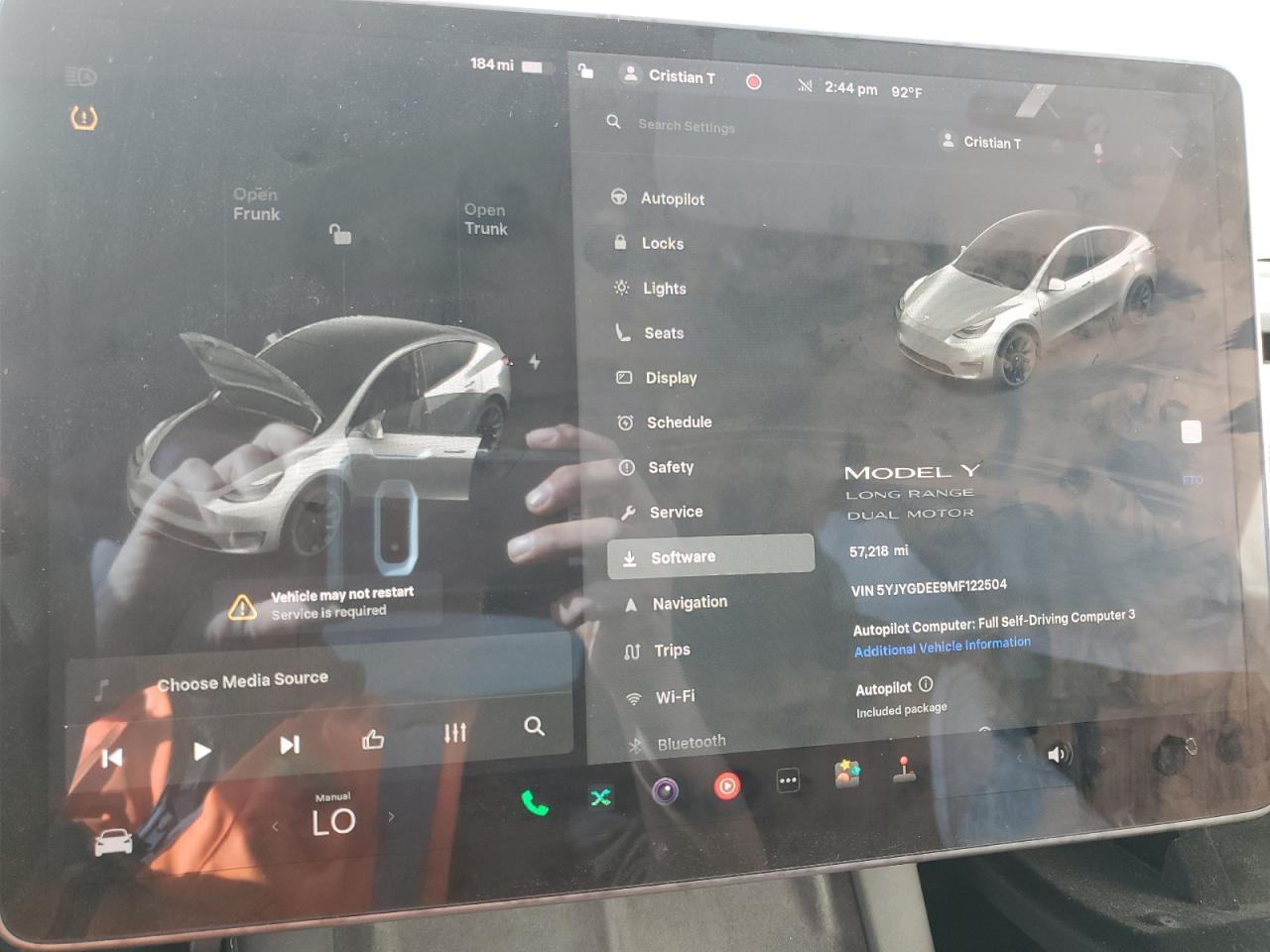 2021 TESLA MODEL Y