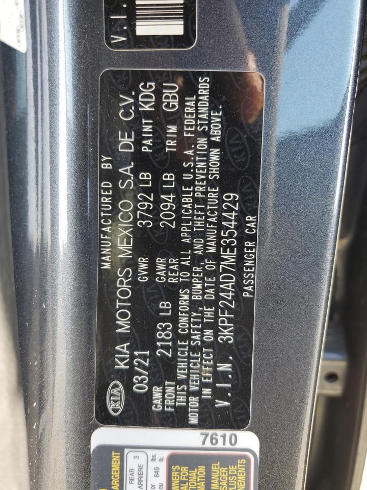 2021 KIA FORTE