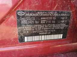 2011 HYUNDAI SONATA