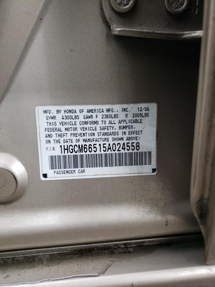 2005 HONDA ACCORD