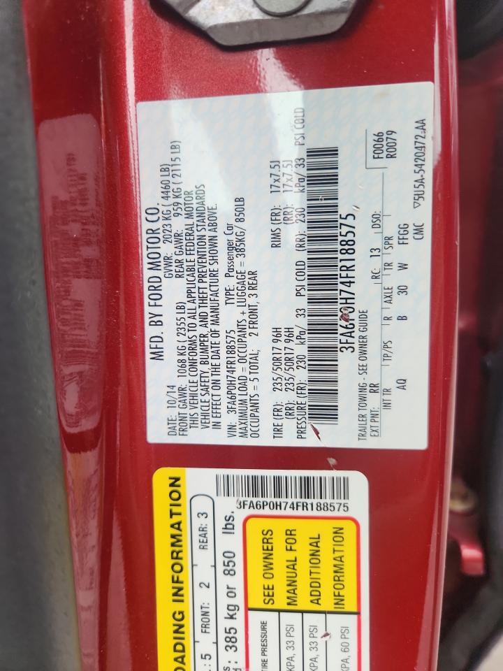 2015 FORD FUSION