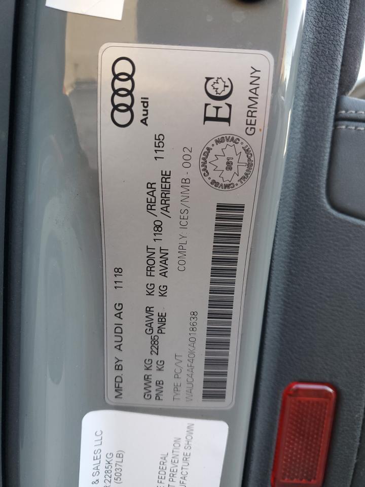 2019 AUDI S4