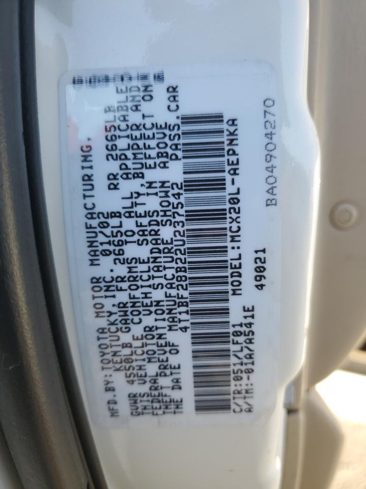 2002 TOYOTA Avalon