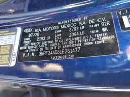 2020 KIA FORTE