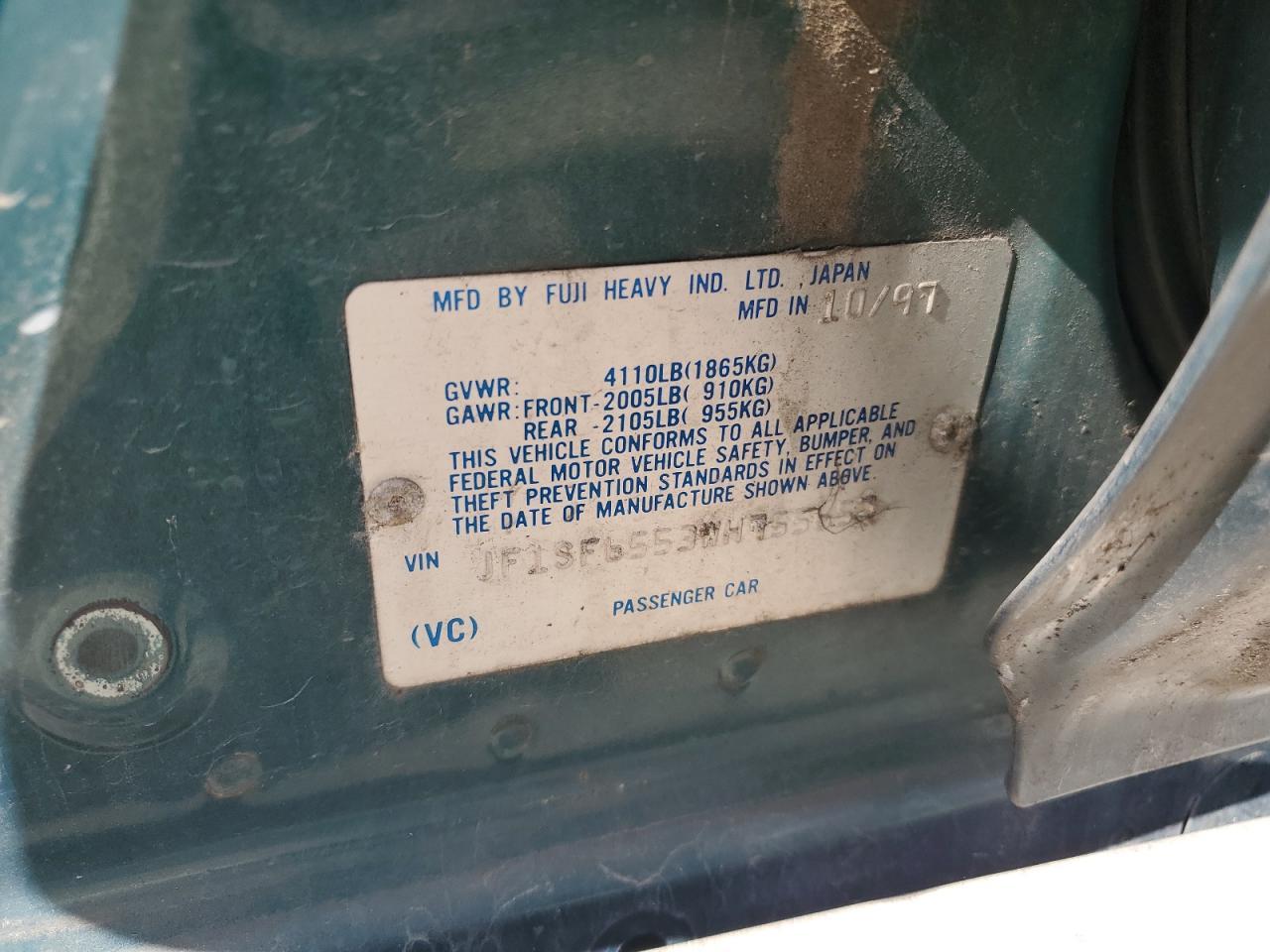 1998 SUBARU FORESTER