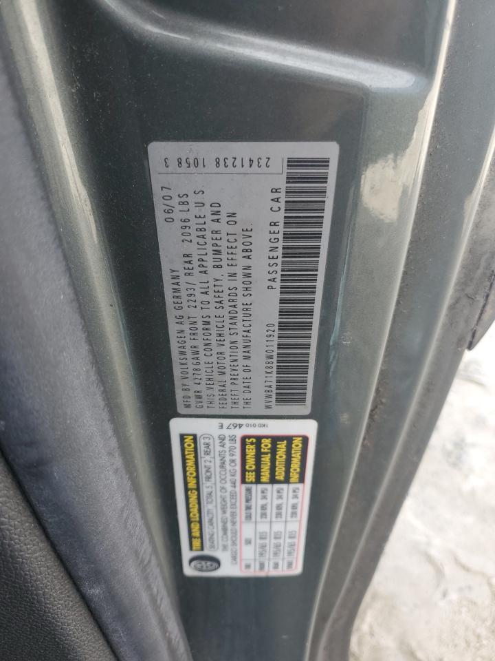 2008 VOLKSWAGEN RABBIT