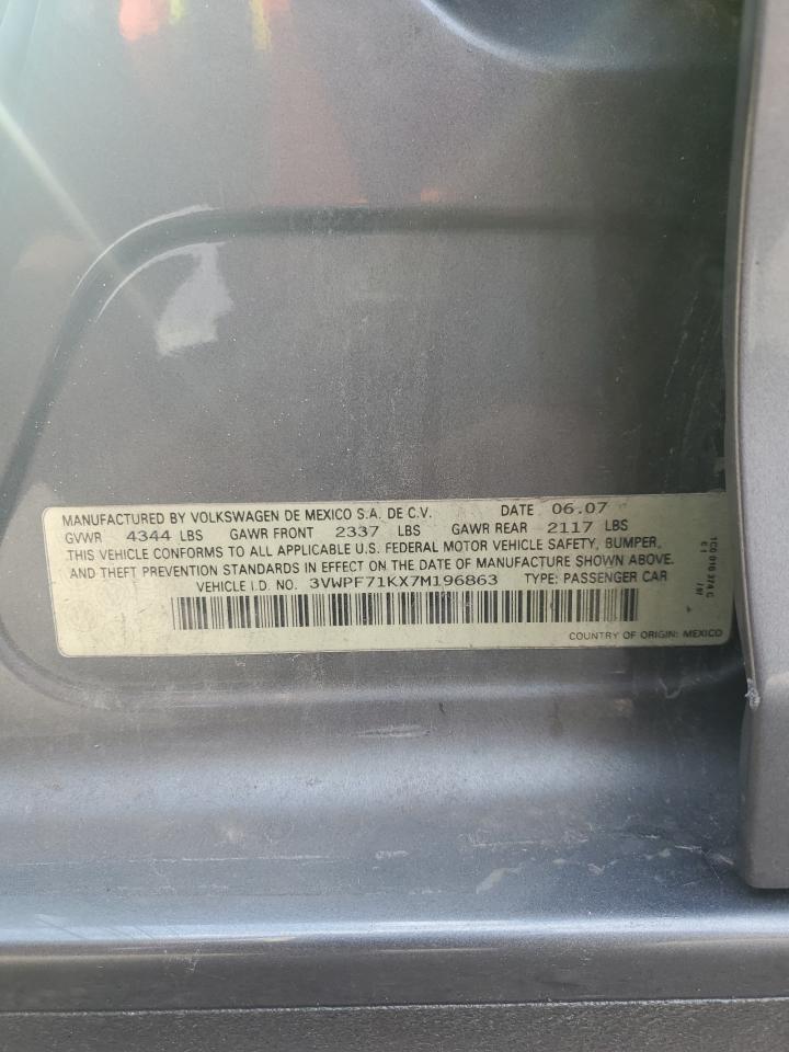 2007 VOLKSWAGEN JETTA