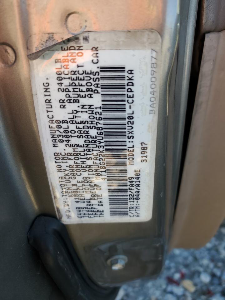 2000 TOYOTA CAMRY
