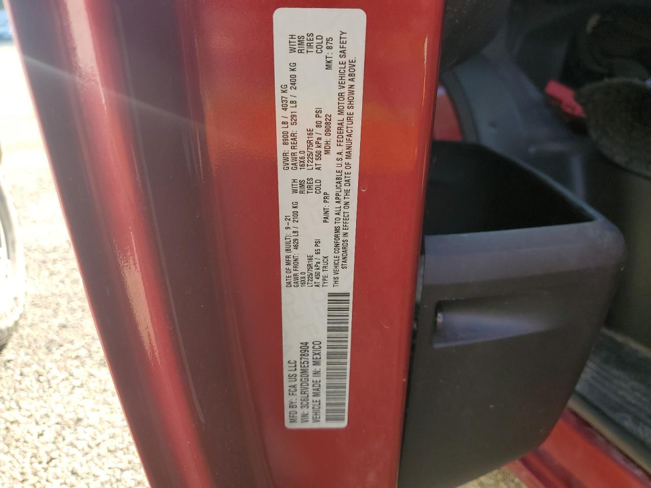 2021 RAM ProMaster 2500