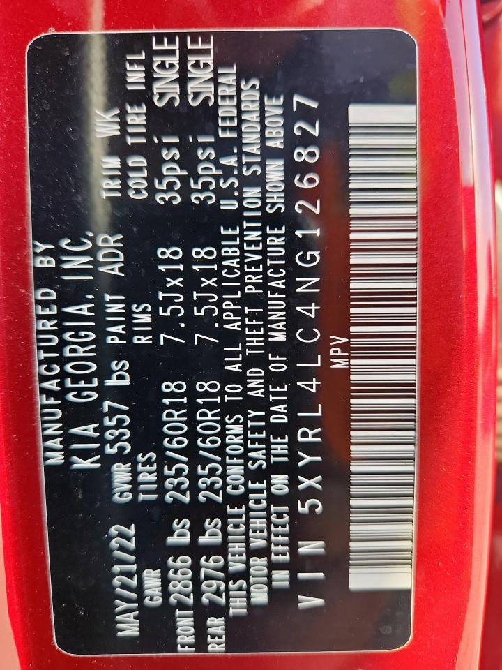2022 KIA SORENTO