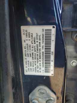 2007 HONDA ACCORD