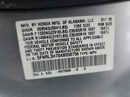 2010 HONDA ODYSSEY