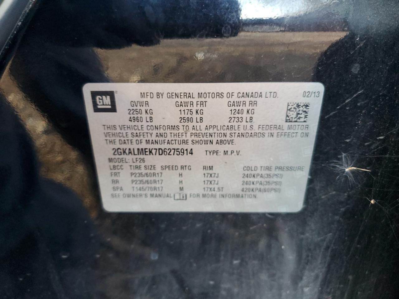 2013 GMC Terrain