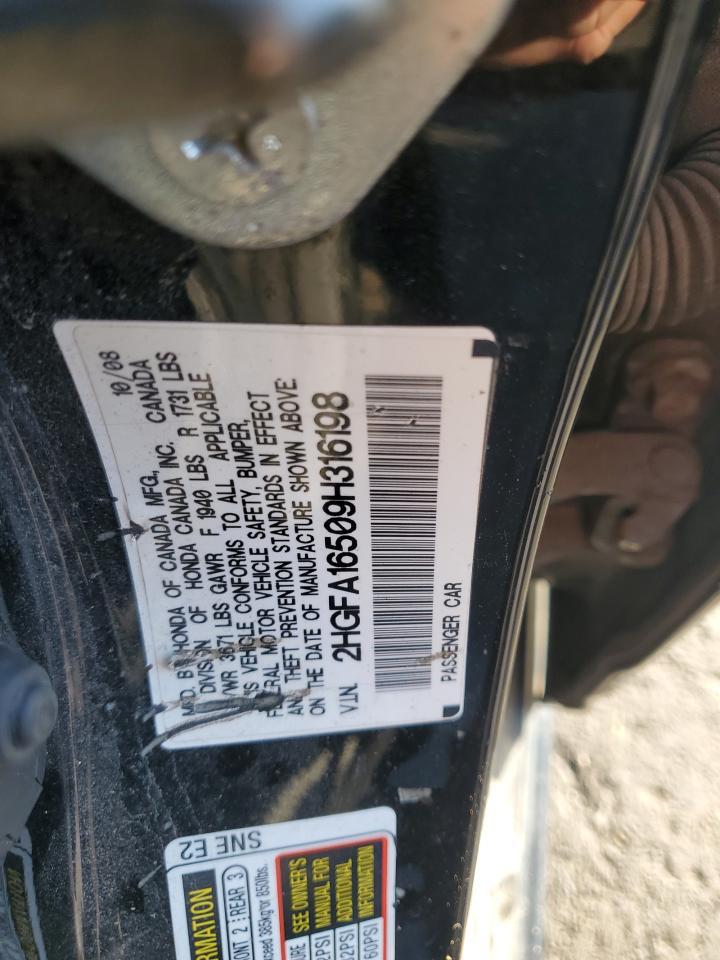2009 HONDA CIVIC