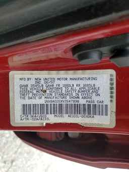 1997 TOYOTA COROLLA