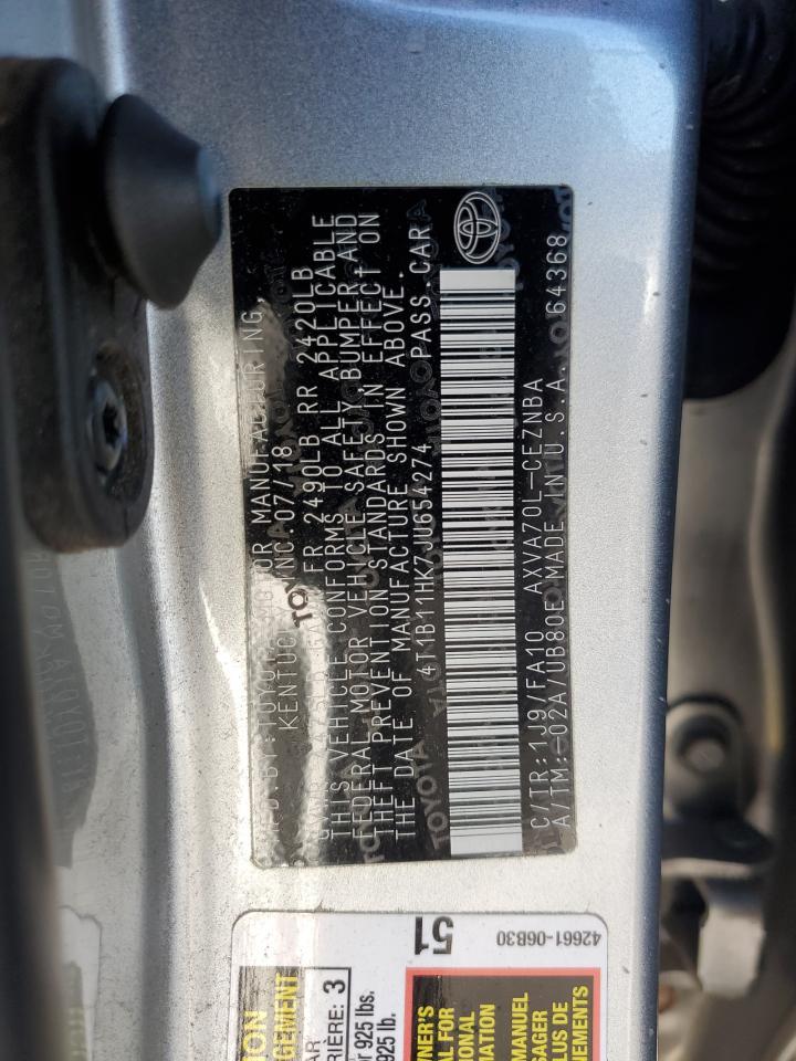2018 TOYOTA CAMRY