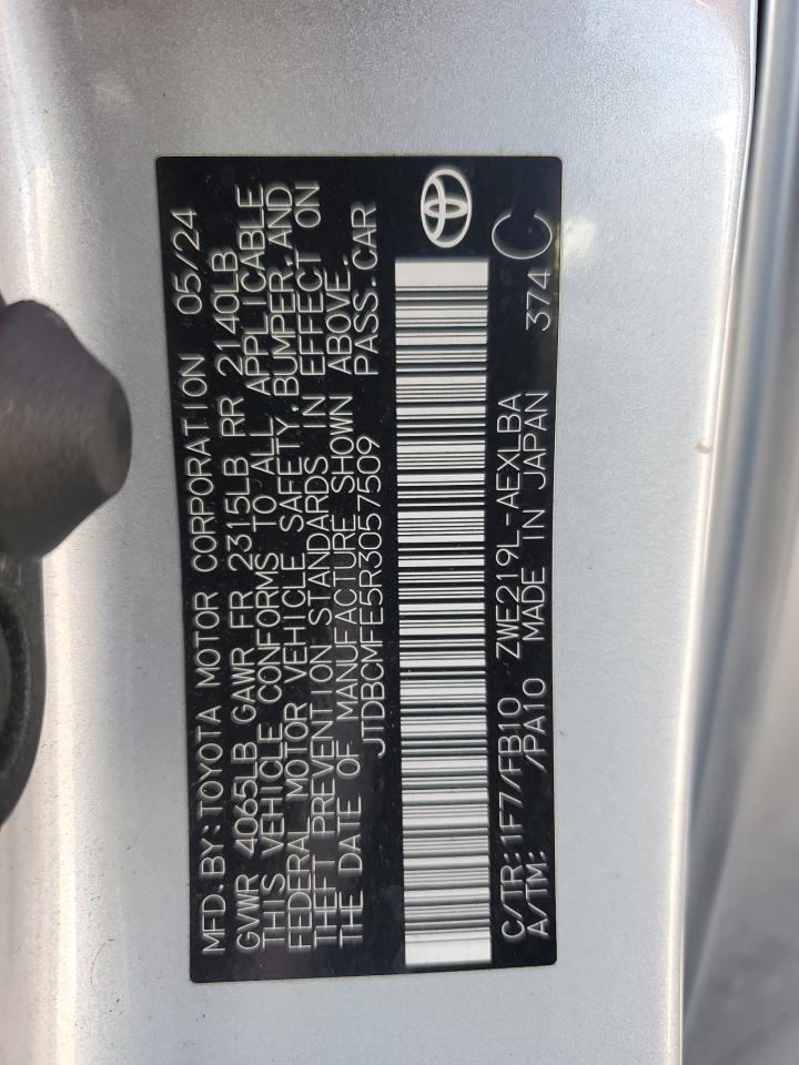 2024 TOYOTA COROLLA