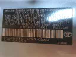2008 TOYOTA CAMRY