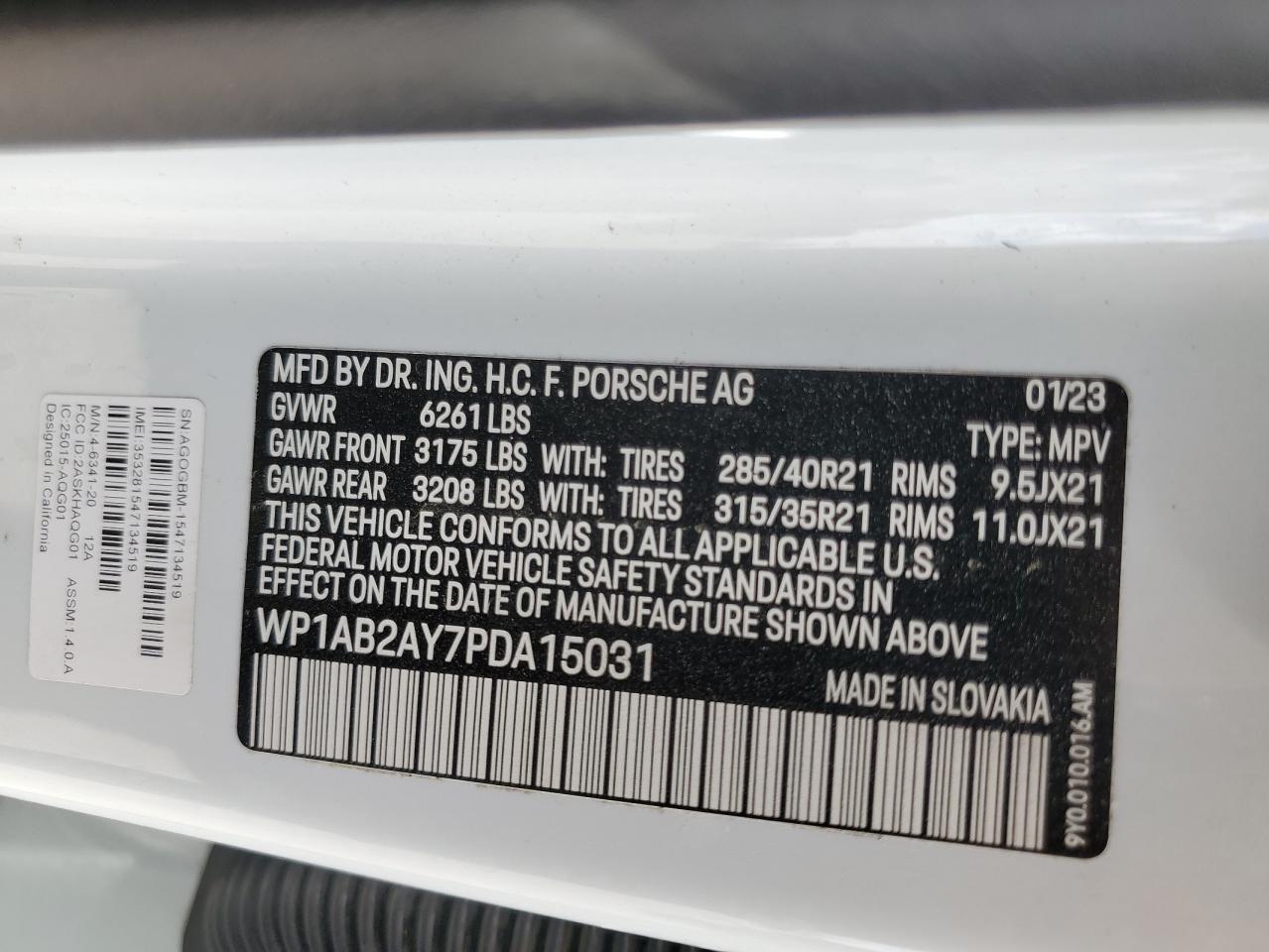 2023 PORSCHE CAYENNE