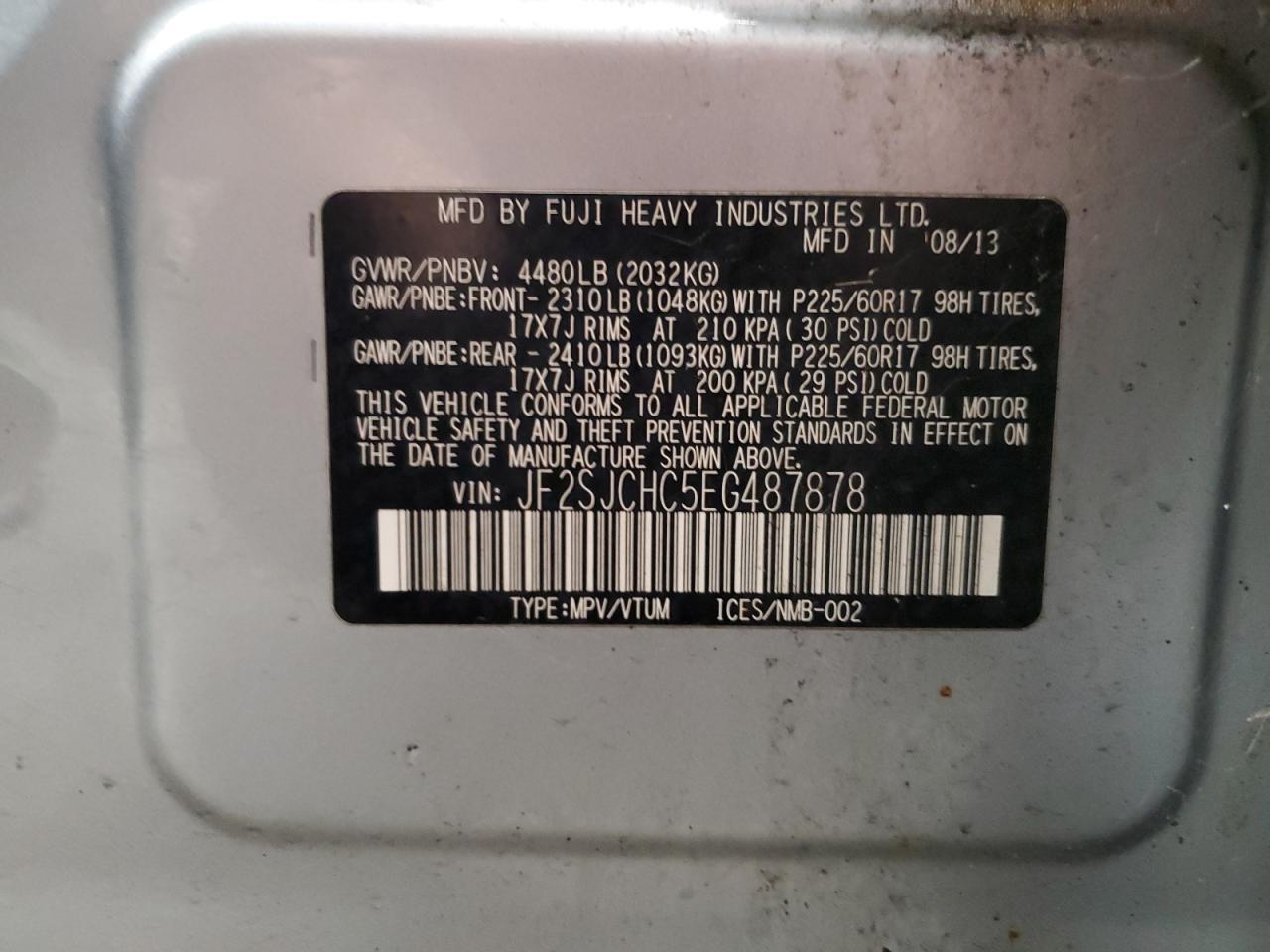 2014 SUBARU FORESTER