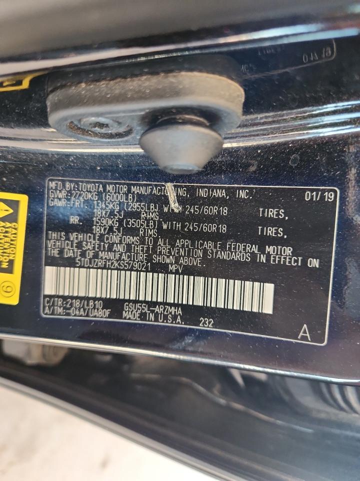 2019 TOYOTA HIGHLANDER