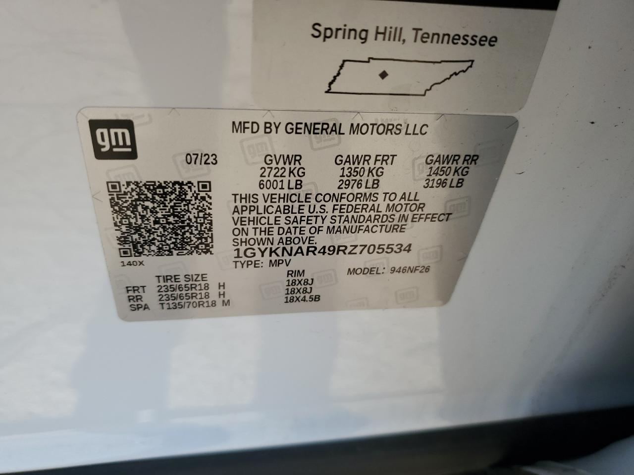 2024 CADILLAC XT5