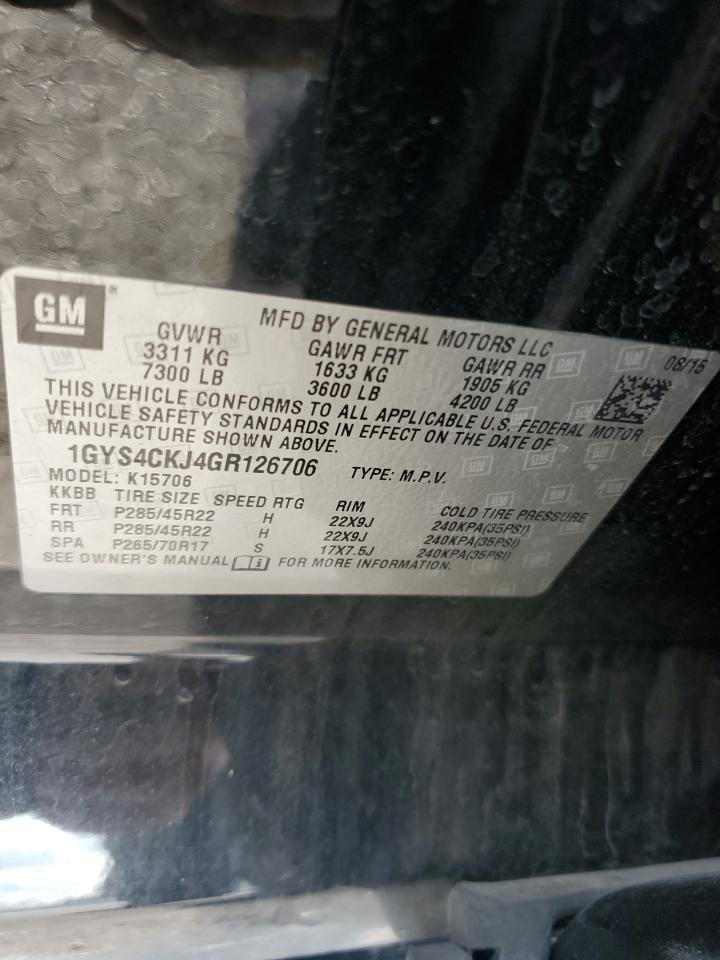 2016 CADILLAC ESCALADE