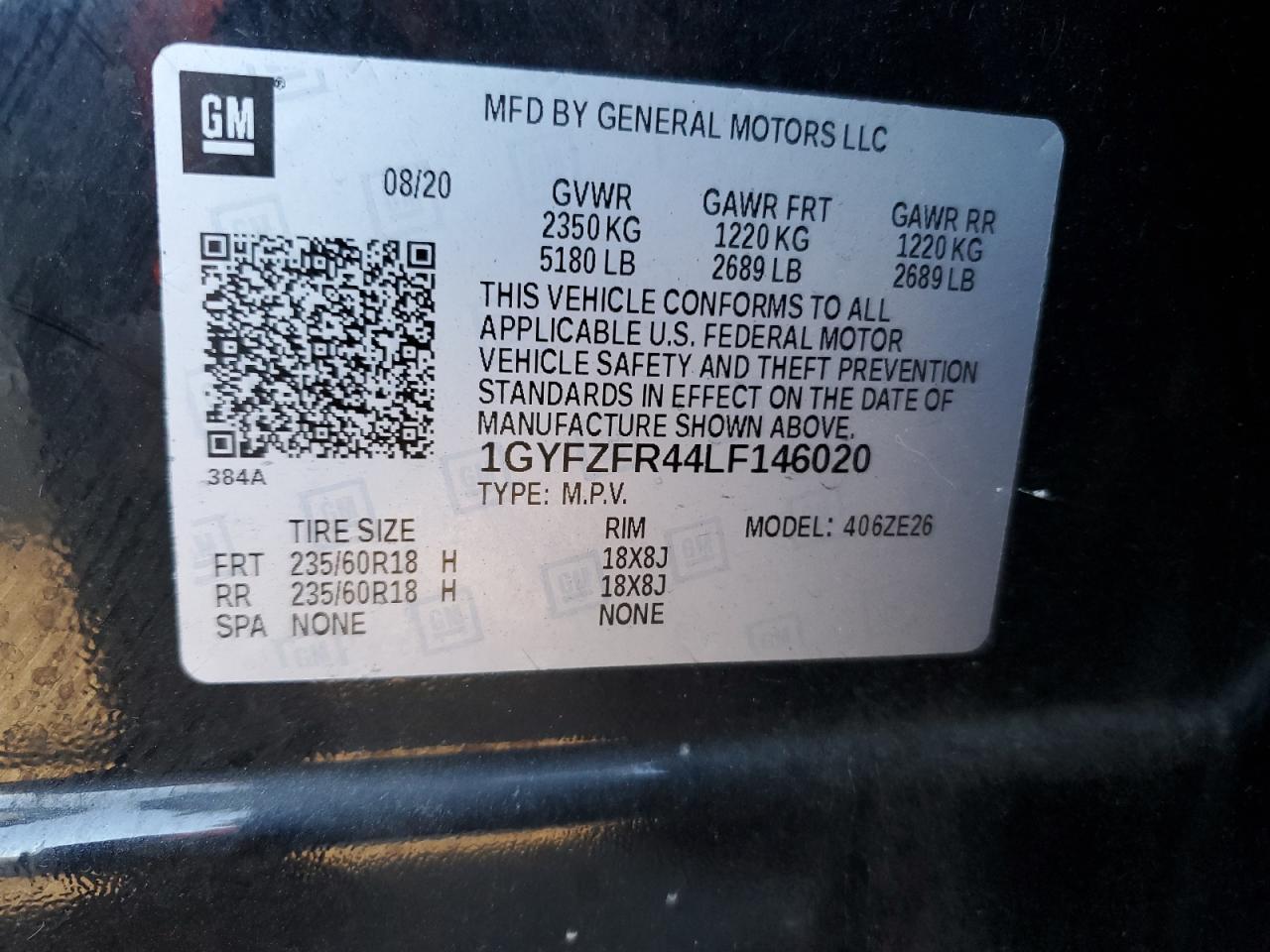 2020 CADILLAC XT4