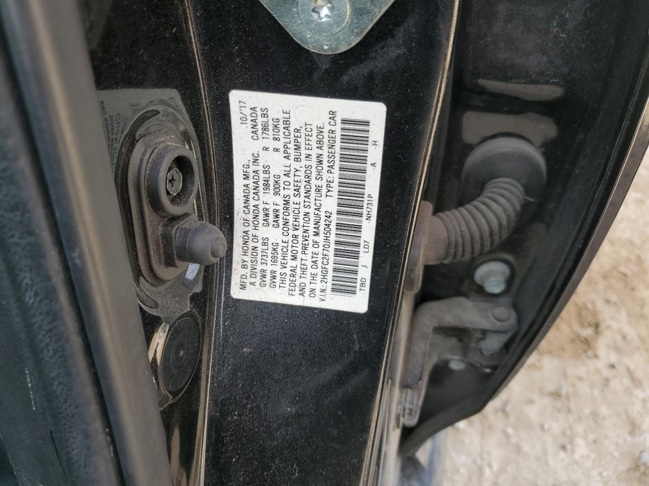 2018 HONDA CIVIC