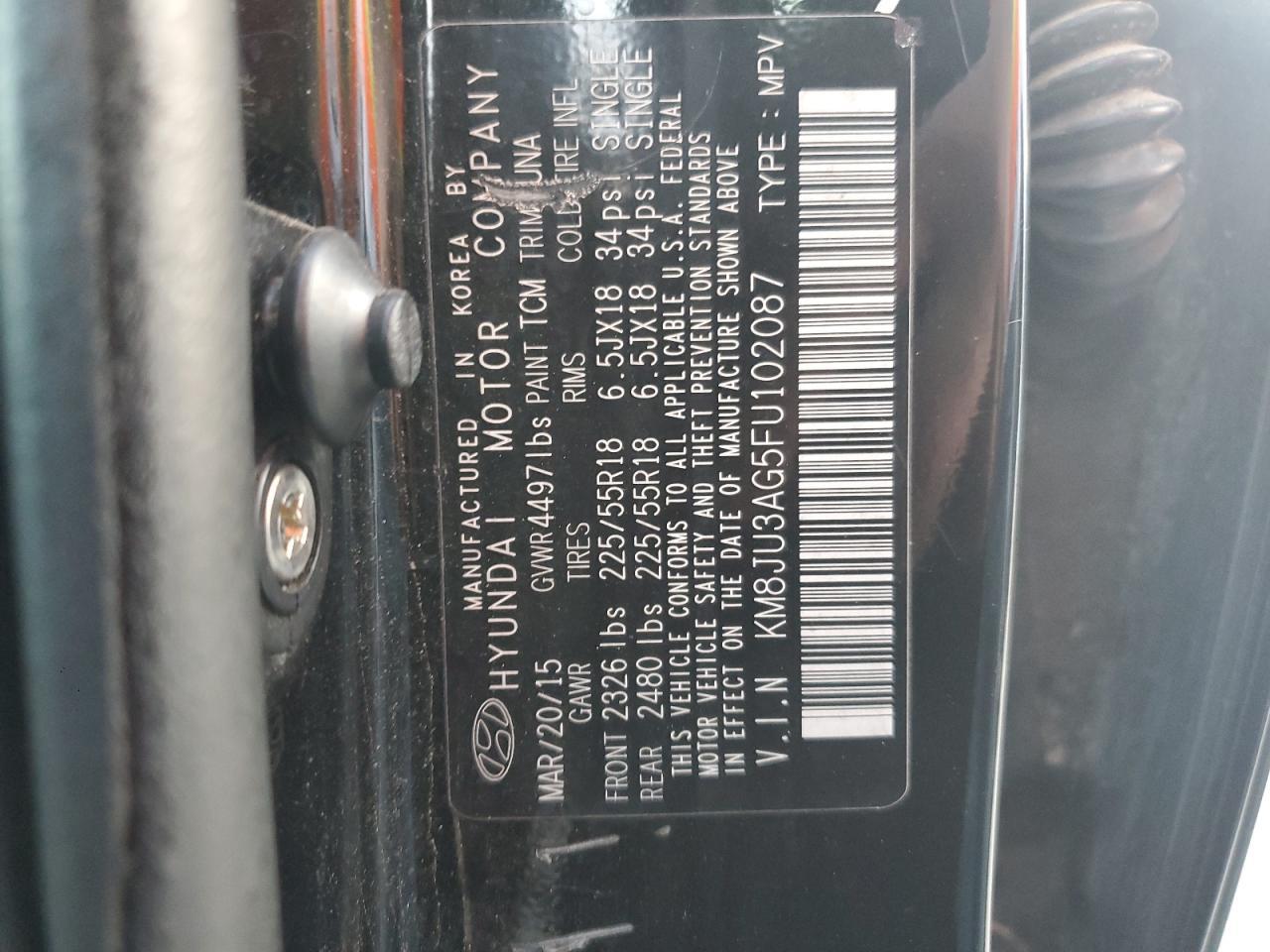 2015 HYUNDAI TUCSON