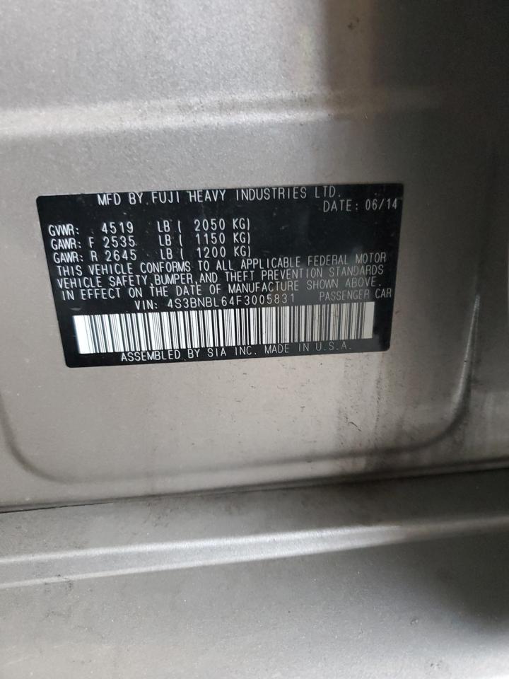 2015 SUBARU Legacy