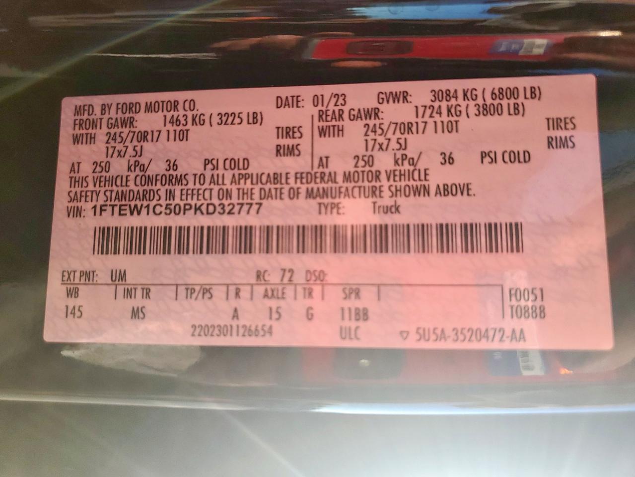 2023 FORD F-150