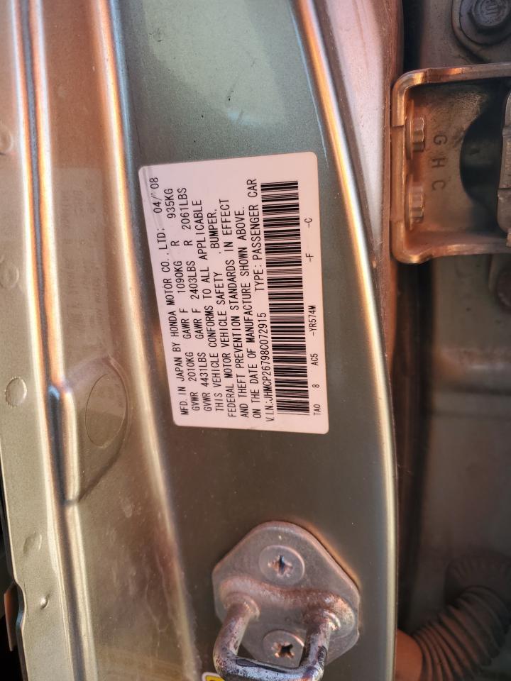 2008 HONDA ACCORD