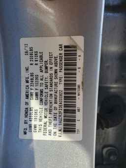 2014 HONDA ACCORD