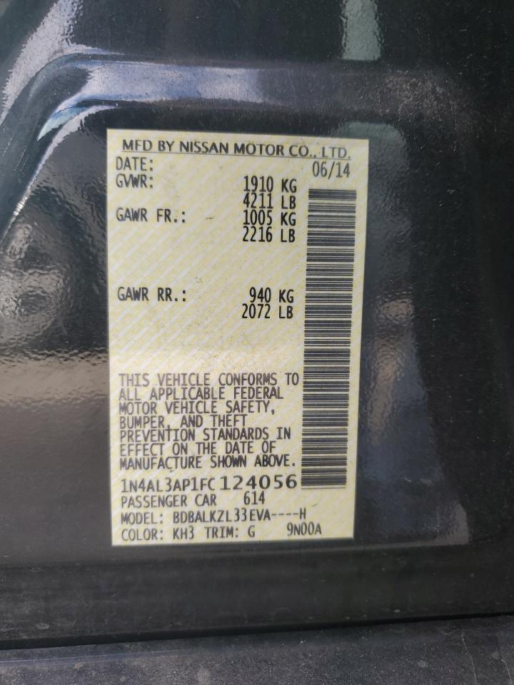 2015 NISSAN ALTIMA