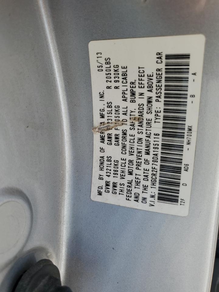 2013 HONDA ACCORD
