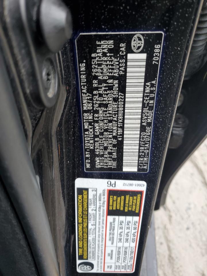 2017 TOYOTA CAMRY