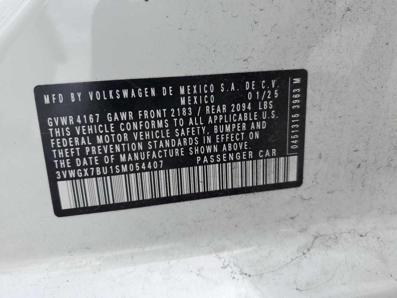2025 VOLKSWAGEN JETTA
