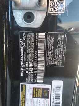 2014 MERCEDES-BENZ E-Class
