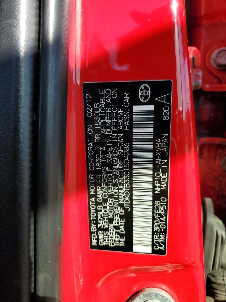 2012 TOYOTA Prius c