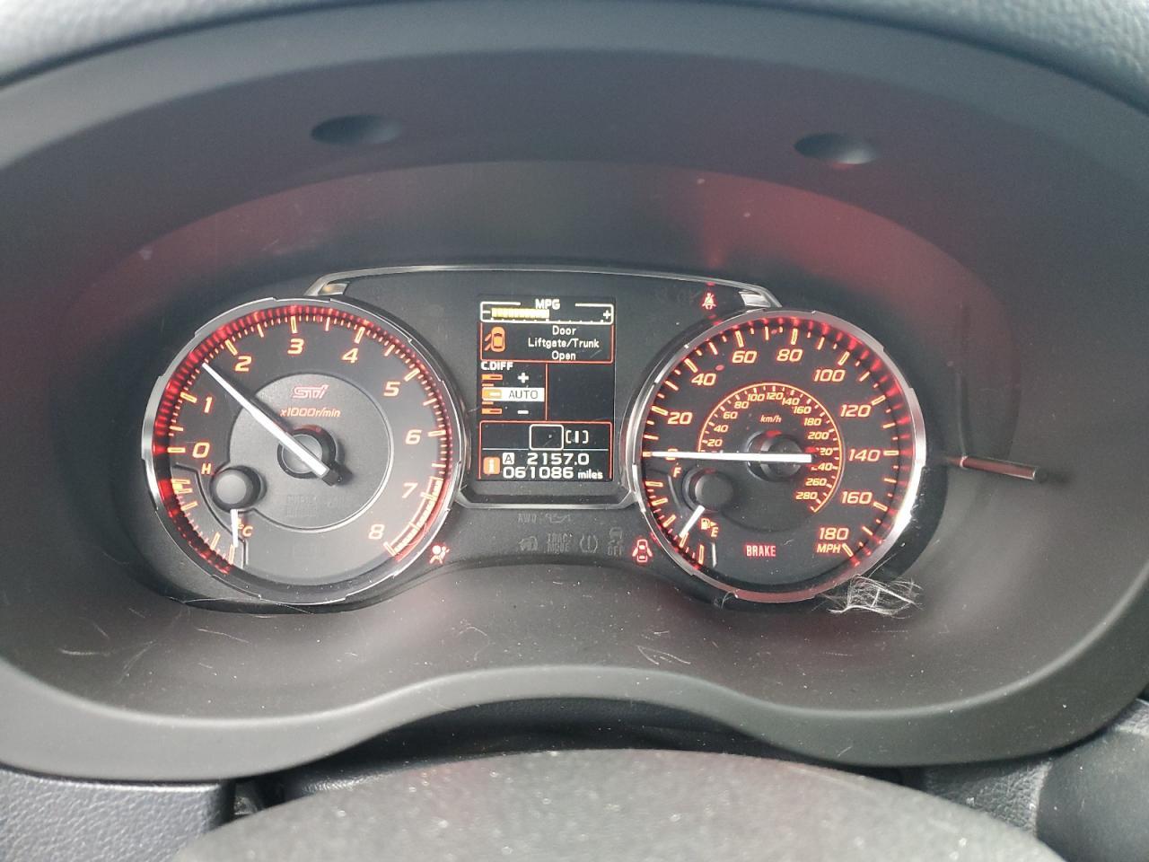 2016 SUBARU WRX
